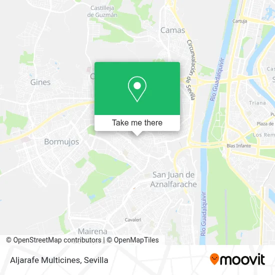 Aljarafe Multicines map