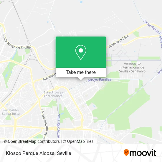 Kiosco Parque Alcosa map