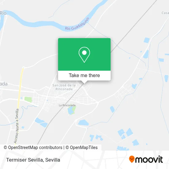 Termiser Sevilla map