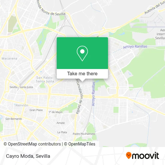 Cayro Moda map