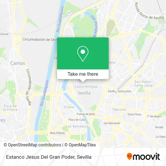 Estanco Jesus Del Gran Poder map