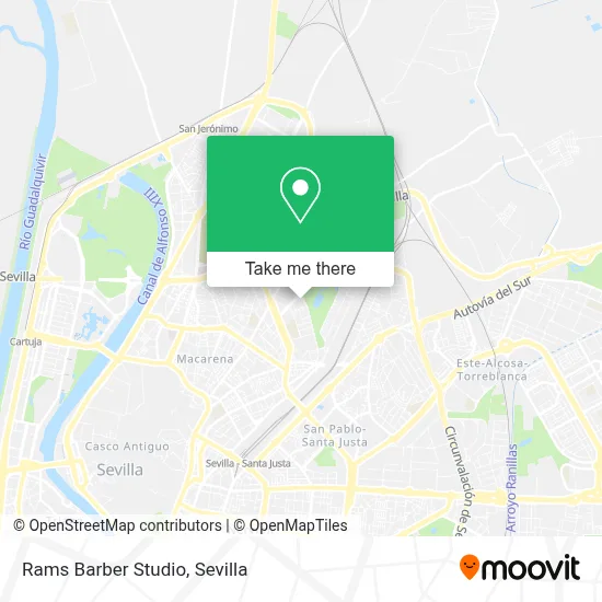 Rams Barber Studio map