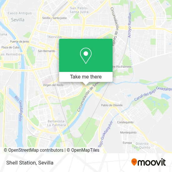Station Shell map
