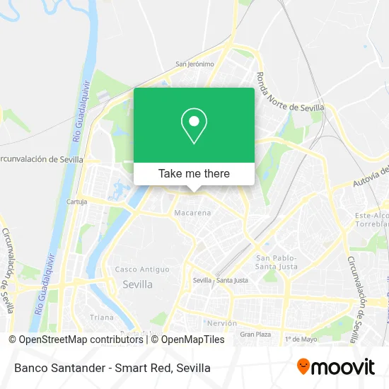 Banco Santander - Smart Red map