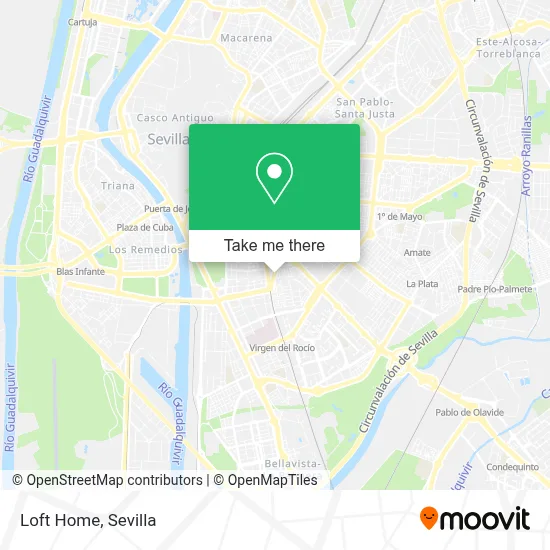 Loft Home map