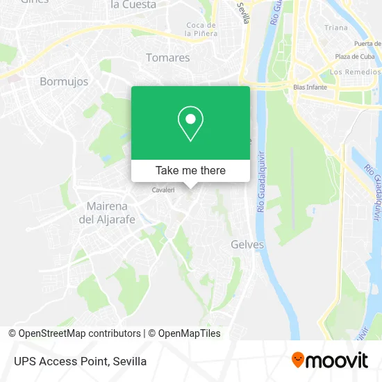 mapa Ups Access Point