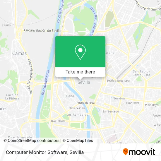 Computer Monitor Software map