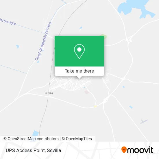 Ups Access Point map