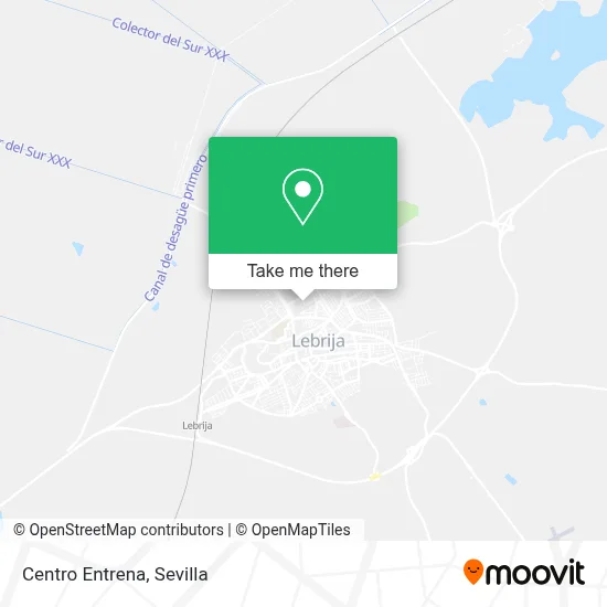 Centro Entrena map