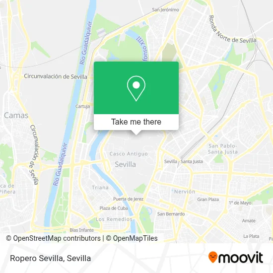 Ropero Sevilla map