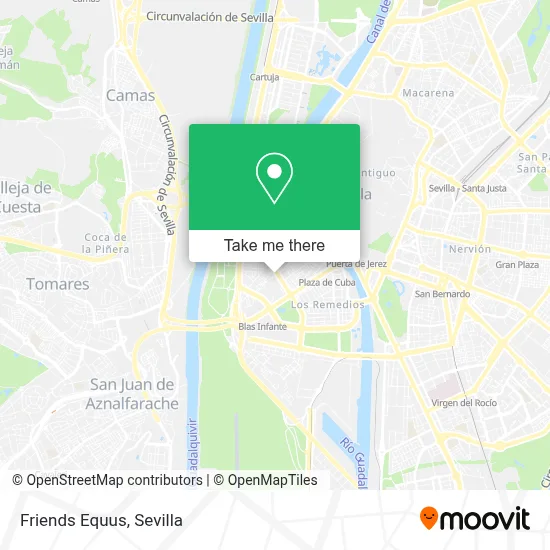 Friends Equus map