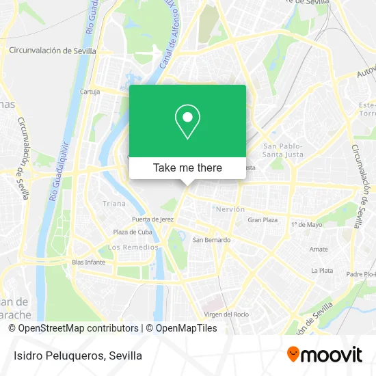 Isidro Peluqueros map