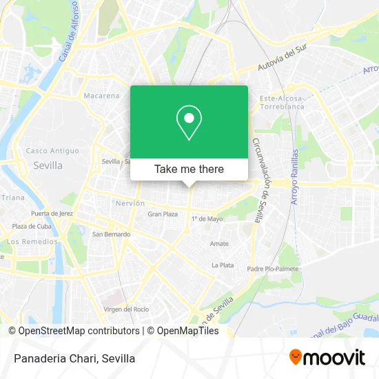 Panaderia Chari map