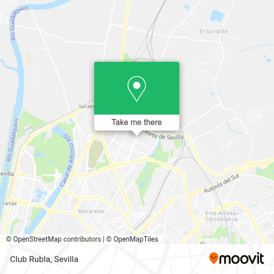 Club Rubla map