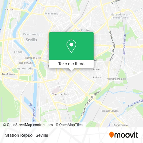 Station Repsol map