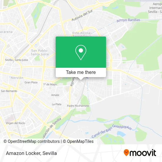 Amazon Locker map