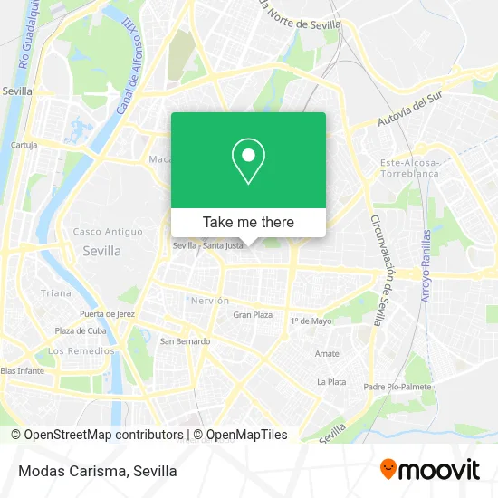 Modas Carisma map