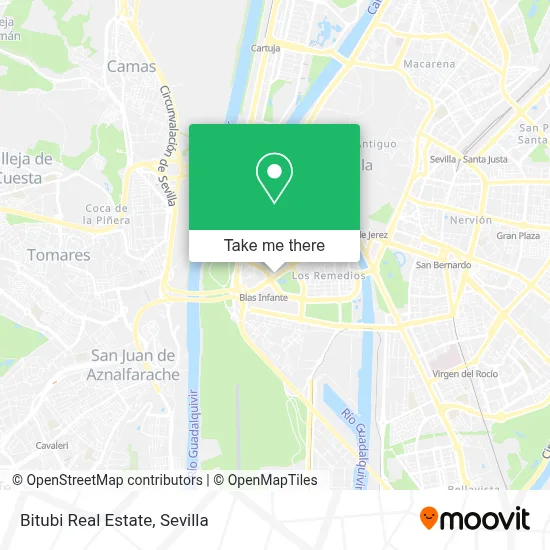Bitubi Real Estate map