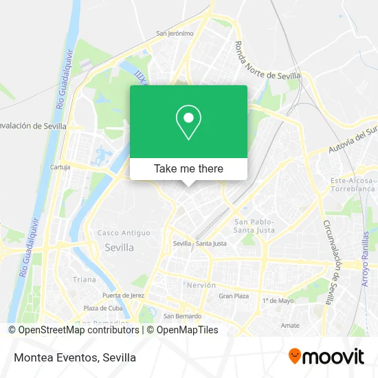 Montea Eventos map