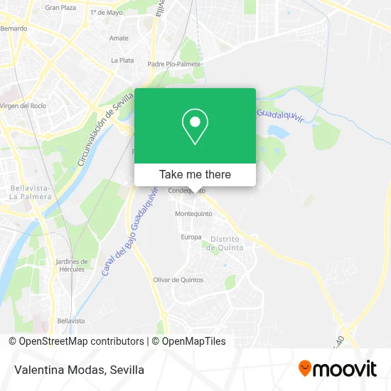 Valentina Modas map