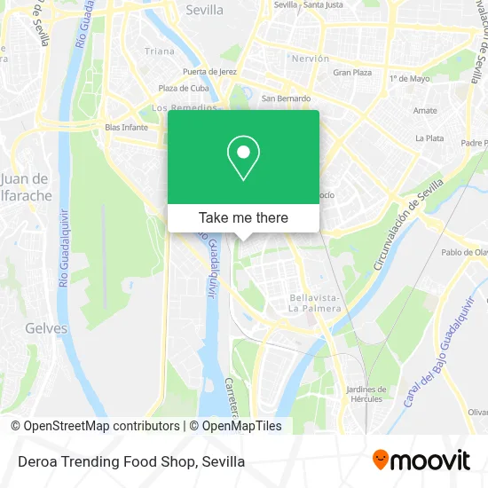 Deroa Trending Food Shop map