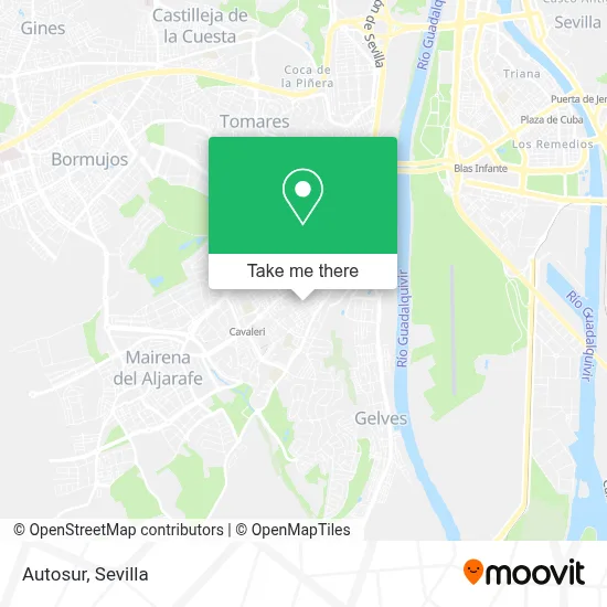 Autosur map