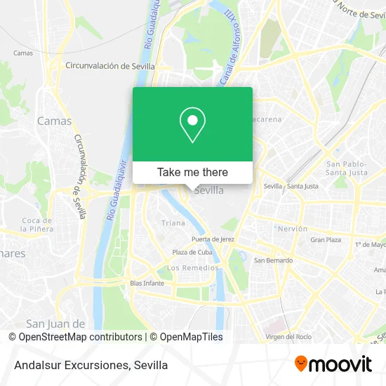 Andalsur Excursiones map