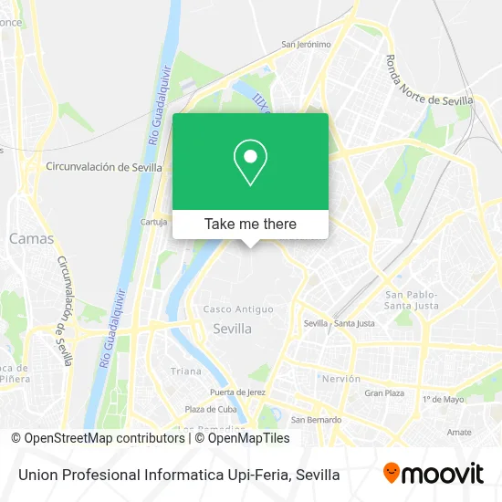 Union Profesional Informatica Upi-Feria map