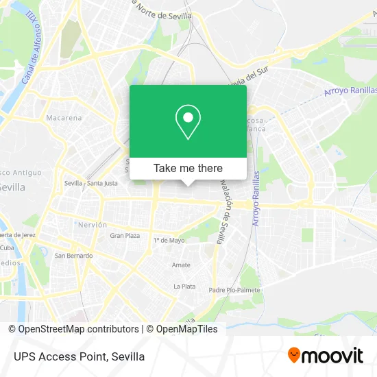 Ups Access Point map