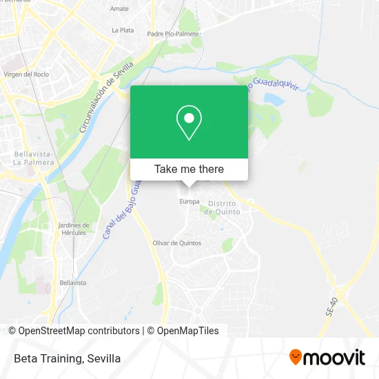 Beta Training map