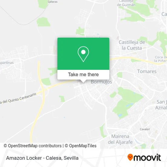 Amazon Locker - Calesa map