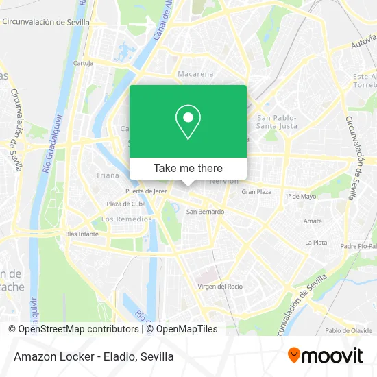 Amazon Locker - Eladio map