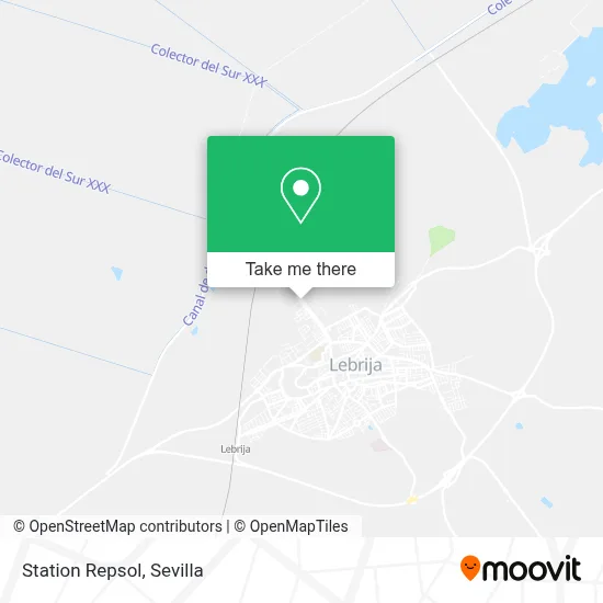 Station Repsol map