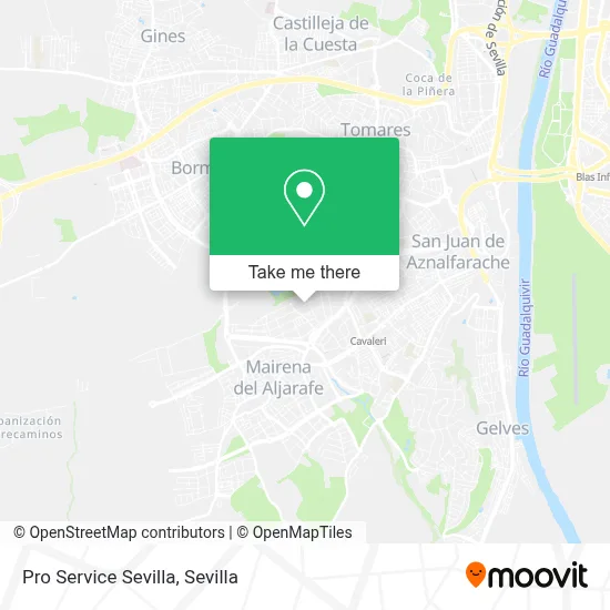 Pro Service Sevilla map