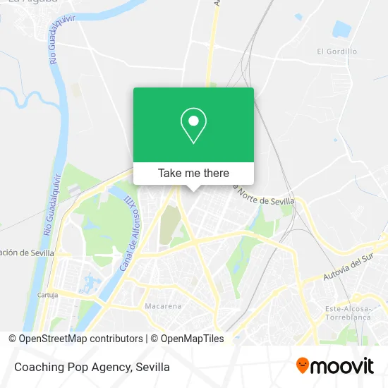 Coaching Pop Agency map