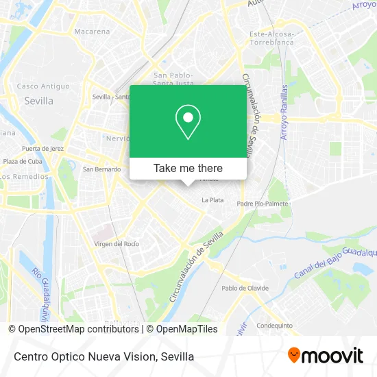 Centro Optico Nueva Vision map