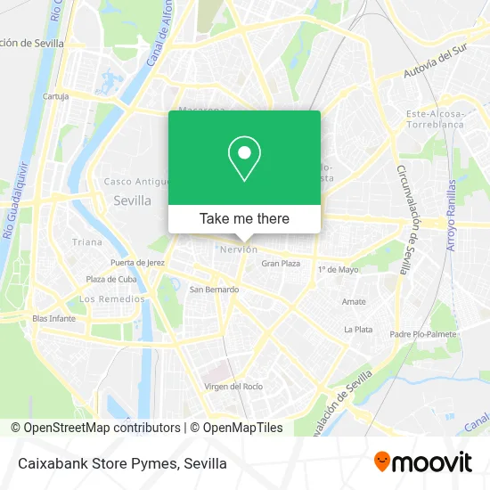 Caixabank Store Pymes map