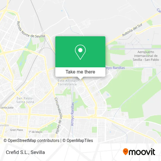 Crefid S.L. map
