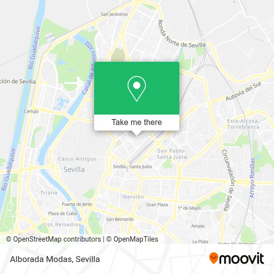 Alborada Modas map