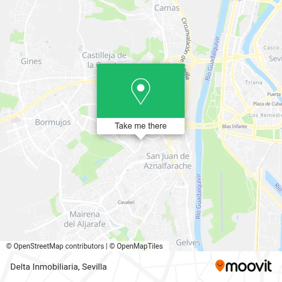 Delta Inmobiliaria map