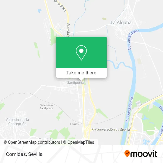 Comidas map