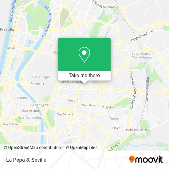 La Pepa 8 map