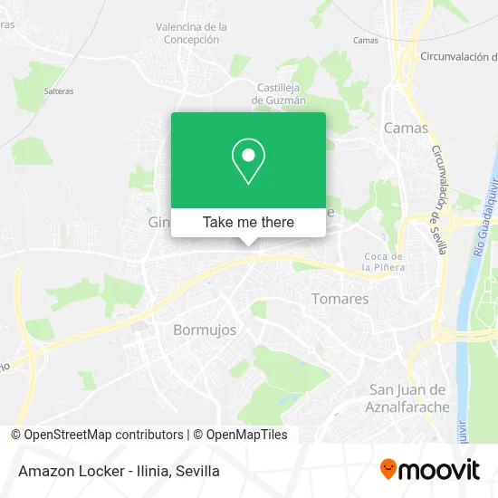 Amazon Locker - Ilinia map