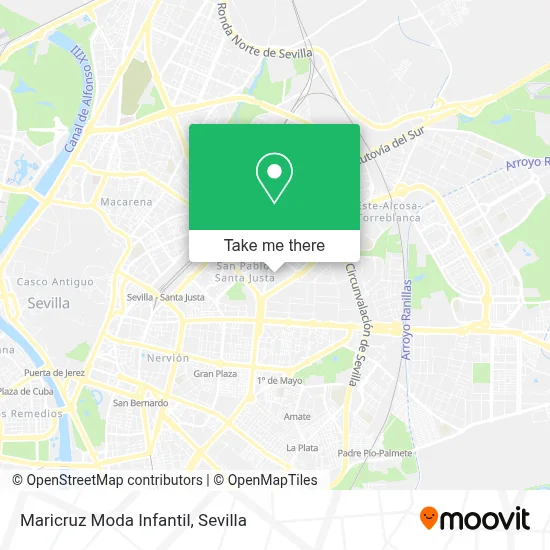 Maricruz Moda Infantil map