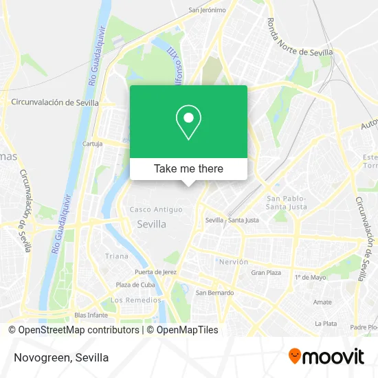 Novogreen map
