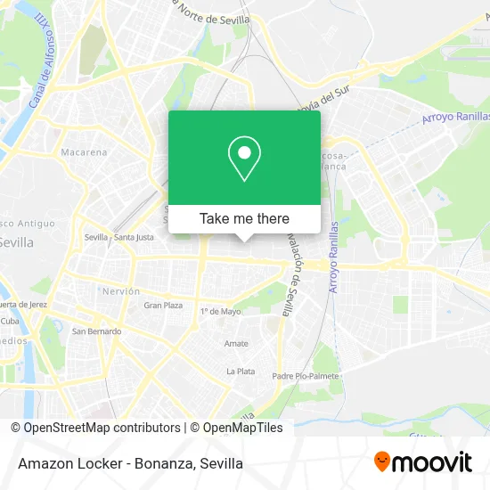 Amazon Locker - Bonanza map