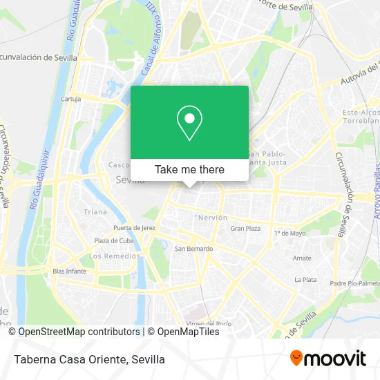Taberna Casa Oriente map