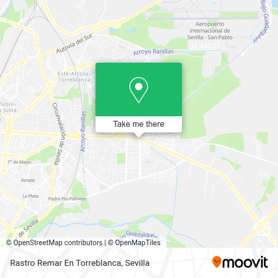 Rastro Remar En Torreblanca map