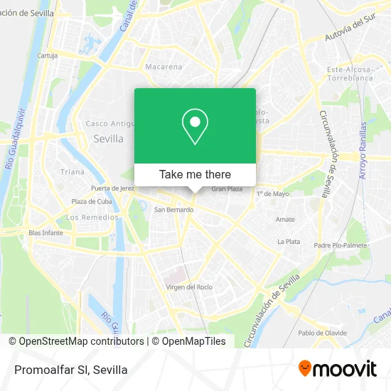 Promoalfar Sl map