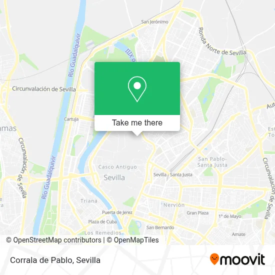 Corrala de Pablo map